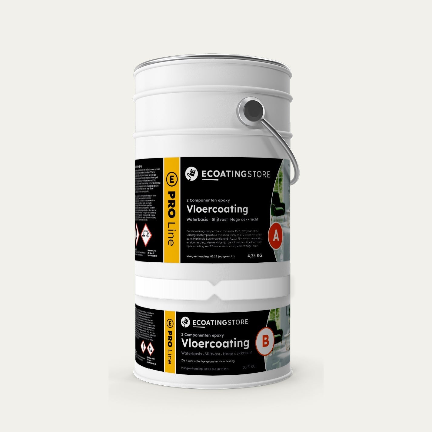 Garage vloercoating - RAL 9016