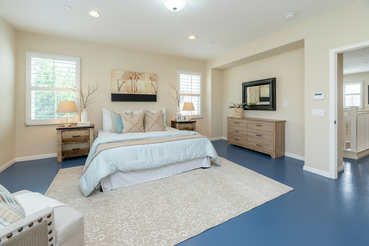 Garage vloercoating - RAL 5010