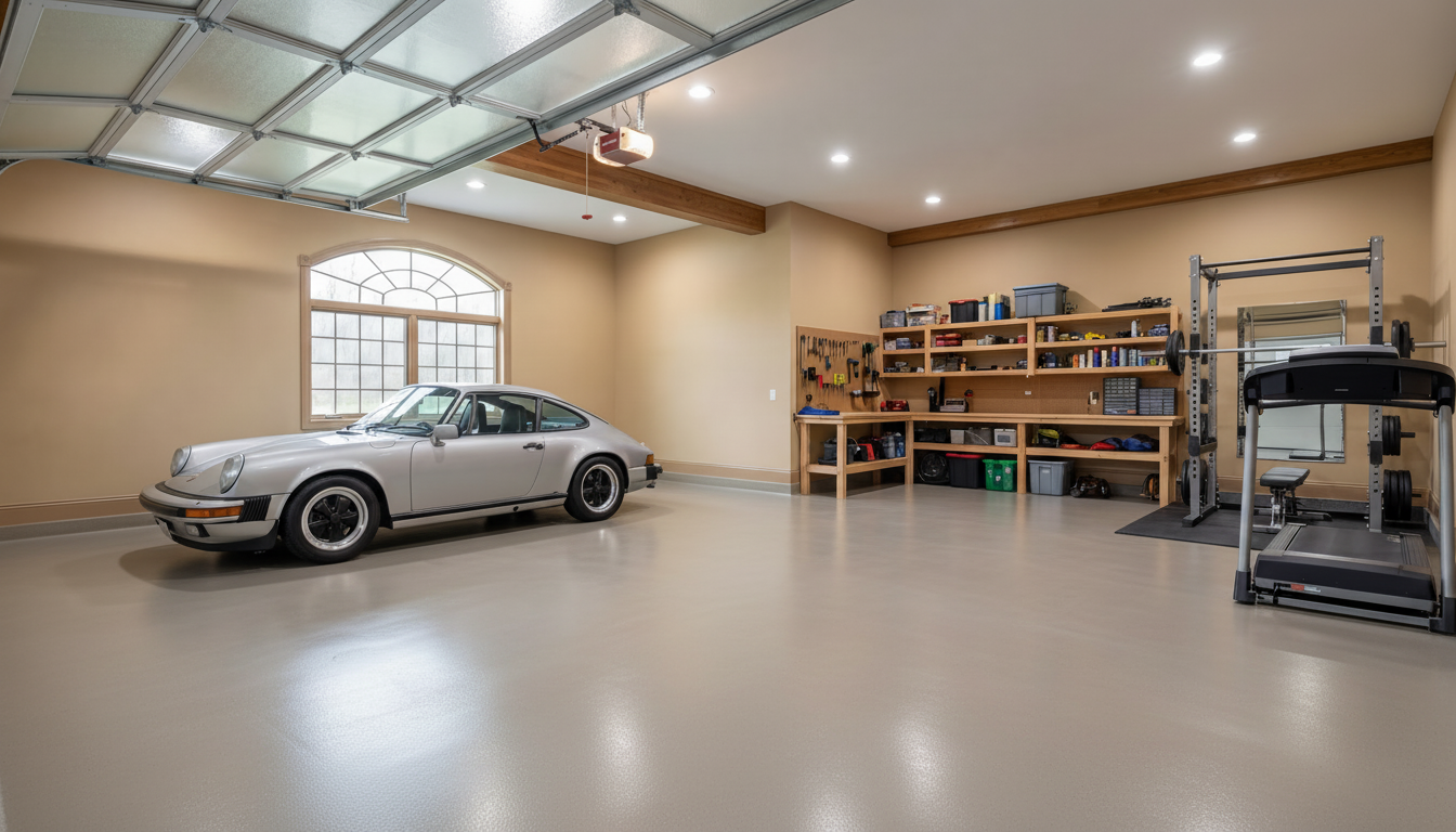 Garage vloercoating - RAL 7036