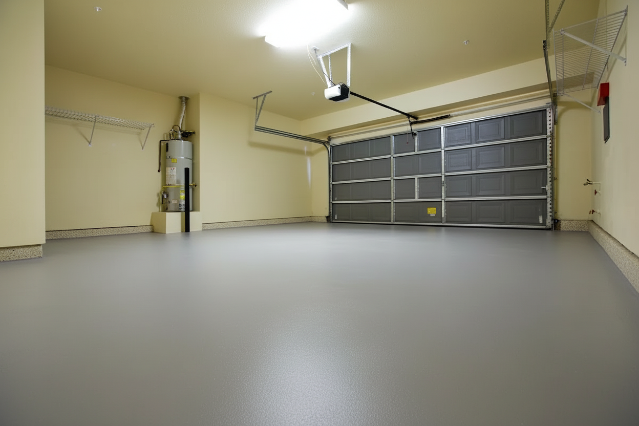 Garage vloercoating - RAL 7004