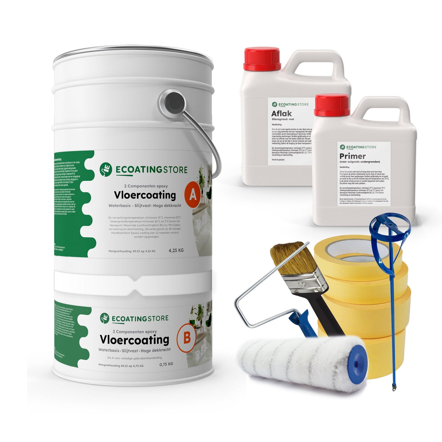 Garagevloercoating - Bundel - 1000m²